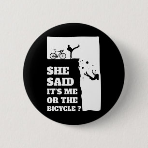 Ze zei dat het mij of de Fiets Fun Cycling was Ronde Button 5,7 Cm