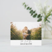 Ze zei ja briefkaart (Staand voorkant)