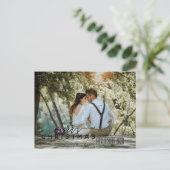 Ze zei ja, Kerstmis Feestdagenkaart (Staand voorkant)