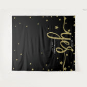 Ze zei ja trouwfoto Booth achtergrond banner Wandkleed (Voorkant (horizontaal))