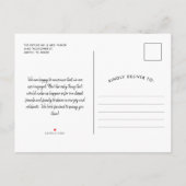 Ze zei ja! | Verloving diner | Zwart Uitnodiging Briefkaart (Achterkant)