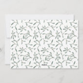 Ze zei ja Verloving kerst Kaart (Achterkant)