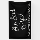 Ze zei ja, Vrijgezellenfeest Banner (Verticaal)