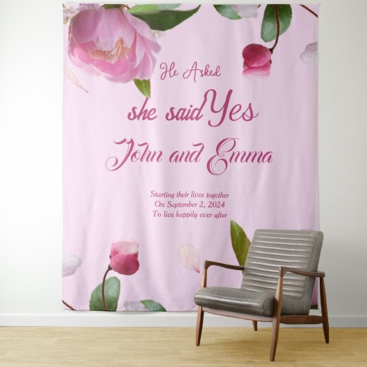 Ze zei ja wandkleed (In situ)