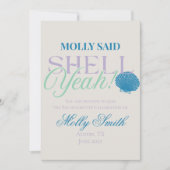 Ze zei Shell Ja - Leuke Kust Bachelorette Kaart (Voorkant)