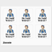 Ze zei wat? Sticker (Vel)