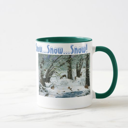Ze zeiden dat het niet zou sneeuwen Mok (Rechts)