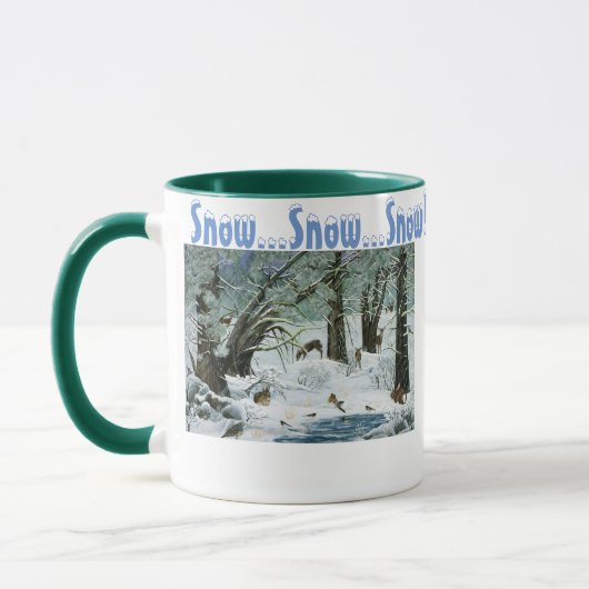 Ze zeiden dat het niet zou sneeuwen Mok (Links)