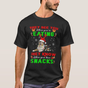 Ze zien dat je rendier Santa Australia Sheph eet T-shirt
