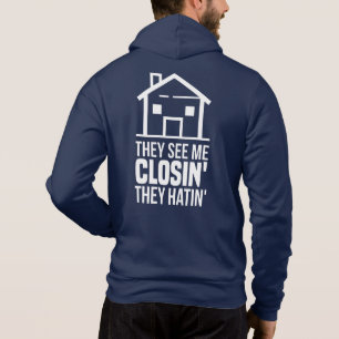 Ze zien me als sluitend op realtor Estate agent Hoodie