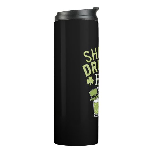 Ze ziet mijn dronkaard half st patricks matchen pa thermosbeker (Gedraaid links)