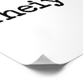 Ze zijn daar, het zijn Grammer Typo. Poster (Hoek)