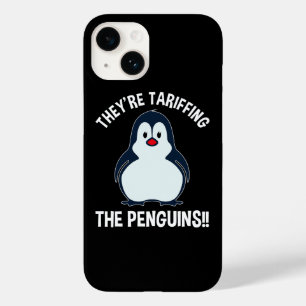 Ze zijn de pinguïns aan het opjagen! Case-Mate iPhone 14 hoesje