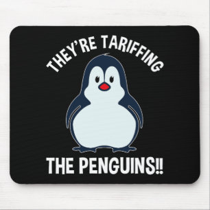 Ze zijn de pinguïns aan het opjagen! muismat