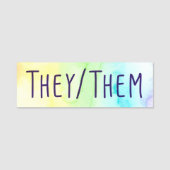 Ze zijn de woordvoerders naamplaatje (Voorkant)