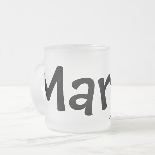 Ze zijn geliefd door jou - Mok (Personaliseer) (Voorkant links)