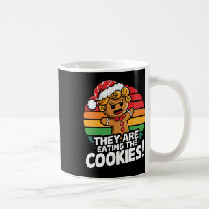 Ze zijn het eten van de peperkoek kerst Humor TR Koffiemok