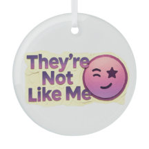 Ze Zijn Niet Zoals Ik Grappige Knipogende Emoji
