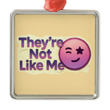 Ze Zijn Niet Zoals Ik Grappige Knipogende Emoji