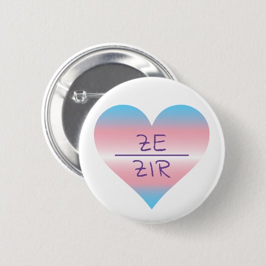ZE/ZIR RONDE BUTTON 5,7 CM (Voorkant /achterkant)