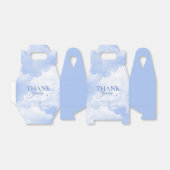 Ze zit op Cloud Nine Blue, dank je Bedankdoosjes (Uitgevouwen)