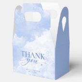 Ze zit op Cloud Nine Blue, dank je Bedankdoosjes (Geopend)