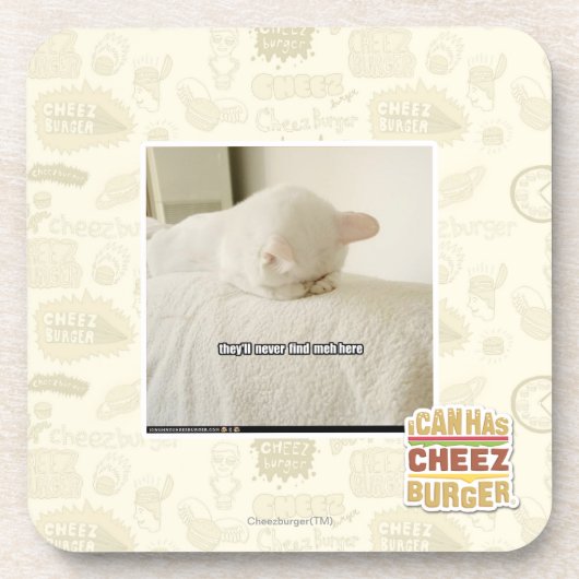 ze zullen hier nooit meh vinden bier onderzetter (Voorkant)