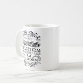 Ze zweep terug Ik ben het Storm Koffiemok (Voorkant links)