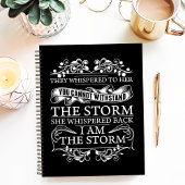 Ze zweep terug Ik ben het Storm Notitieboek