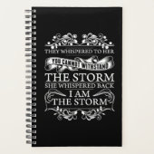 Ze zweep terug Ik ben het Storm Planner (Voorkant)