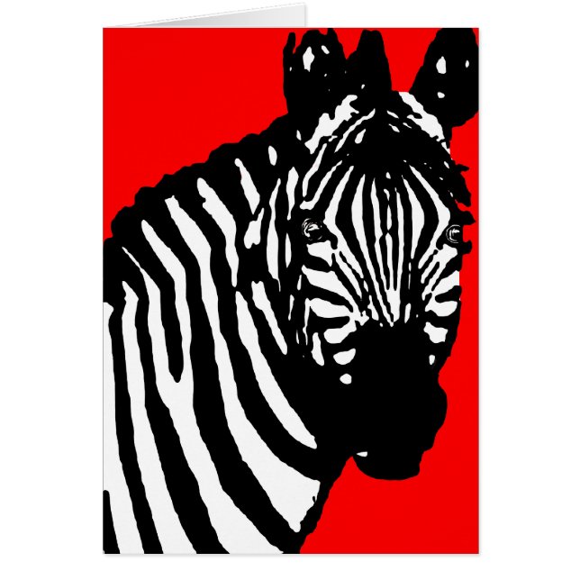 zebra. (Voorkant)