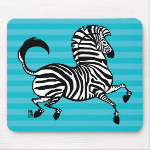 Zebra 1 Mousepad Muismat