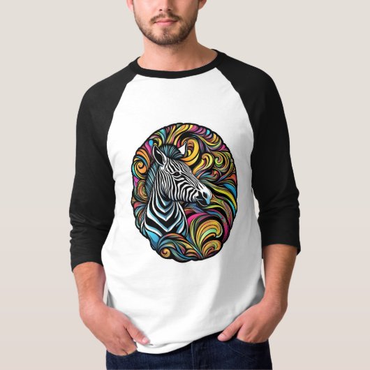 Zebra 1 t-shirt (Voorkant)