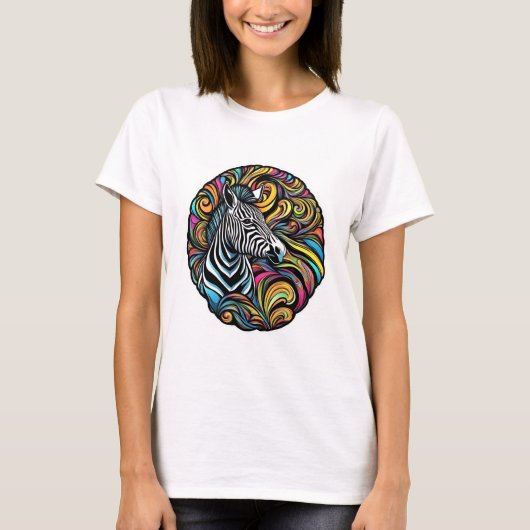 Zebra 1 t-shirt (Voorkant)