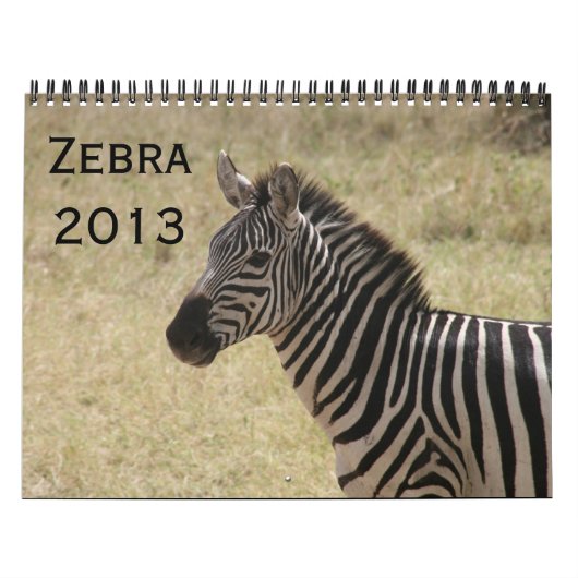 zebra 2013-kalender kalender (Hoes)