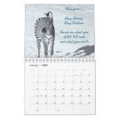 zebra 2019 kalender (Jan 2027)