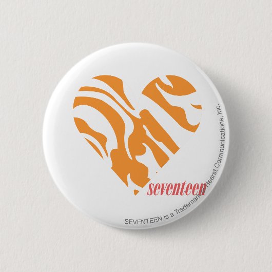 Zebra 2 ronde button 5,7 cm (Voorkant)