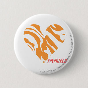 Zebra 2 ronde button 5,7 cm