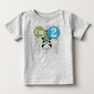 Zebra 2e Verjaardag T-shirts en geschenken