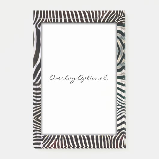 Zebra 3 post-it® notes (Voorkant)