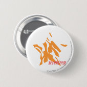 Zebra 3 ronde button 5,7 cm (Voorkant /achterkant)