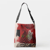 Zebra 4.0 Abstract Crossbody Tas (Achterkant)