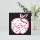 Zebra ABC's Kaarten voor de waardering van leraren (Staand voorkant)