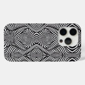 Zebra Abstract Z&W Case-Mate iPhone Case (Achterkant (horizontaal))