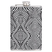 Zebra Abstract Z&W Heupfles (Voorkant)