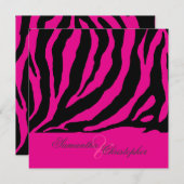 zebra/ achtergrondkleur kaart (Voorkant / Achterkant)