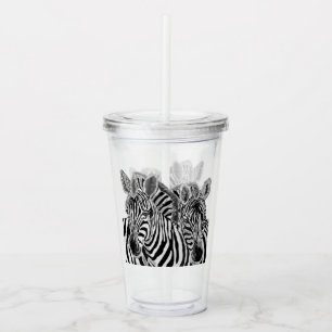 Zebra Acryl Tumbler Acryl Drinkbeker