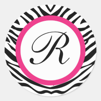 Zebra afdichtingen - rond ronde sticker