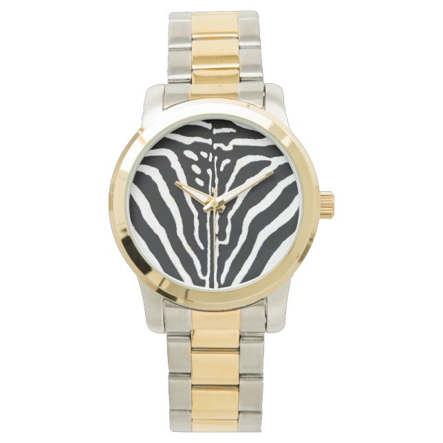 Zebra afdrukken horloge (Voorkant)