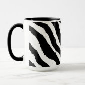 Zebra afdrukken mok (Links)